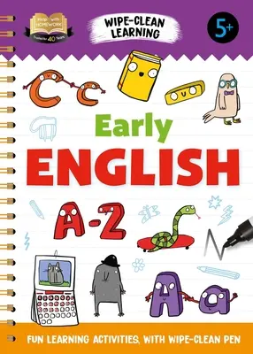 Help with Homework Early English (Pomoc s domácími úkoly v angličtině): Zábavné učební aktivity se stíracím perem - Help with Homework Early English: Fun Learning Activities with Wipe-Clean Pen