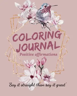 Omalovánky Pozitivní afirmace. - Coloring Journal Positive Affirmations.