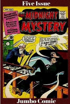 Půlnoční tajemství Pět vydání Jumbo komiksu - Midnight Mystery Five Issue Jumbo Comic