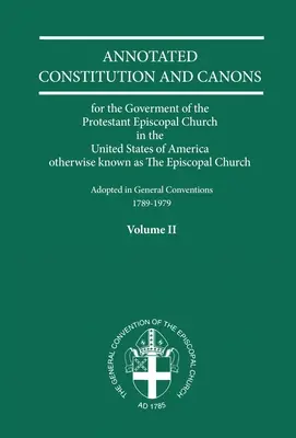 Anotované konstituce a kánony 2. díl - Annotated Constitutions and Canons Volume 2