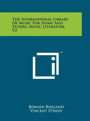 Mezinárodní hudební knihovna pro domácnost a studio, hudební literatura, V2 - The International Library of Music for Home and Studio, Music Literature, V2