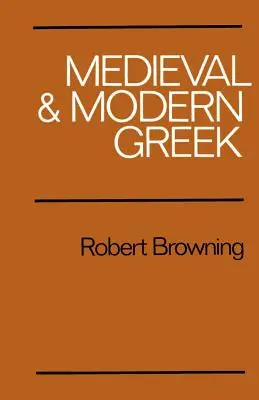 Středověká a novověká řečtina - Medieval and Modern Greek