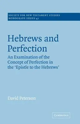 Židé a dokonalost: Tillich a jeho kniha: Zkoumání pojmu dokonalosti v Listu Židům - Hebrews and Perfection: An Examination of the Concept of Perfection in the Epistle to the Hebrews