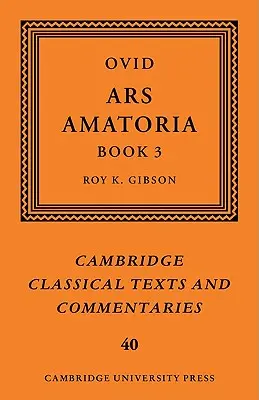 Ovidius: Ars Amatoria, kniha III - Ovid: Ars Amatoria, Book III