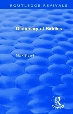 Slovník hádanek - Dictionary of Riddles