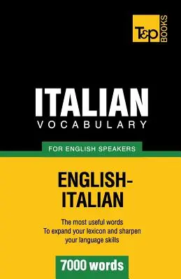 Italská slovní zásoba pro anglicky mluvící - 7000 slovíček - Italian vocabulary for English speakers - 7000 words
