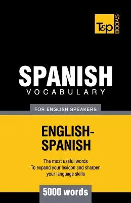 Španělská slovní zásoba pro anglicky mluvící - 5000 slovíček - Spanish vocabulary for English Speakers - 5000 words