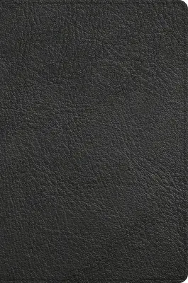 CSB Giant Print Reference Bible, černá pravá kůže, indexovaná - CSB Giant Print Reference Bible, Black Genuine Leather, Indexed