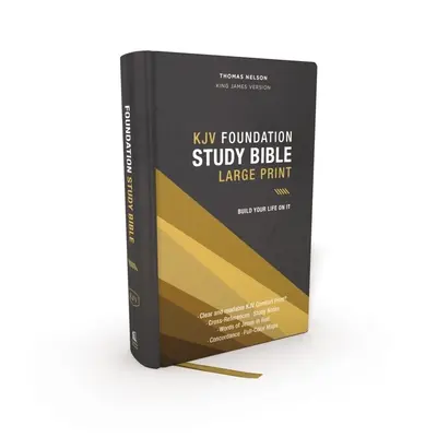 Kjv, Foundation Study Bible, Large Print, Hardcover, Red Letter, Comfort Print: Bible svatá, verze krále Jakuba - Kjv, Foundation Study Bible, Large Print, Hardcover, Red Letter, Comfort Print: Holy Bible, King James Version
