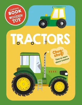 Traktory: Sada dřevěných hraček a deskových knih - Tractors: Wooden Toy & Board Book Set