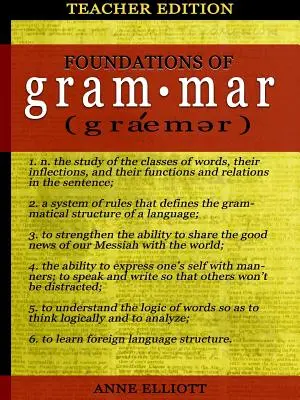 Základy gramatiky: Příručka pro učitele - Foundations of Grammar: Teacher's Guide