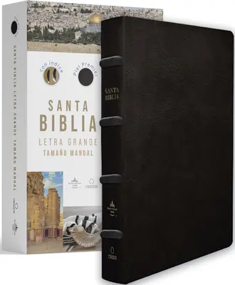 Biblia Reina Valera 1960 Letra Grande. Piel Premier Negro, ndice, Tamao Manual / Španělská bible Rvr 1960 Handy Size, velký tisk, rejstříkové záložky, lepená vazba - Biblia Reina Valera 1960 Letra Grande. Piel Premier Negro, ndice, Tamao Manual / Spanish Bible Rvr 1960 Handy Size, Large Print, Index Tabs, Bonded