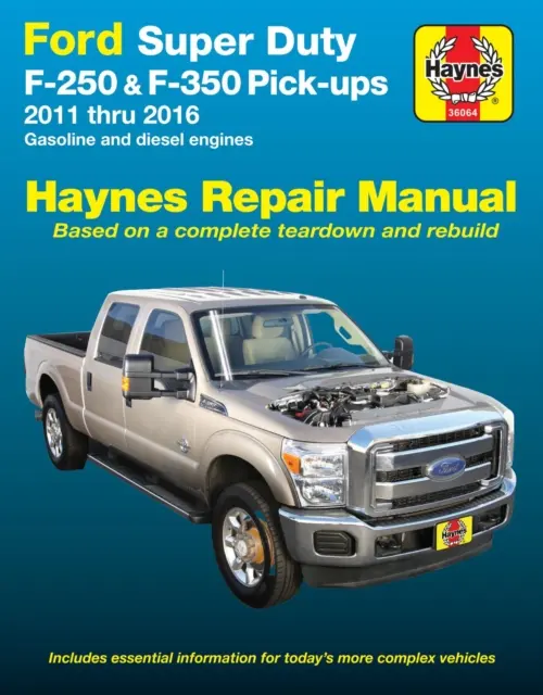 Ford Super Duty F-250 & F-350 Pick-Up 2011 Thru 2016 Haynes Opravy Manuál - Ford Super Duty F-250 & F-350 Pick-Ups 2011 Thru 2016 Haynes Repair Manual
