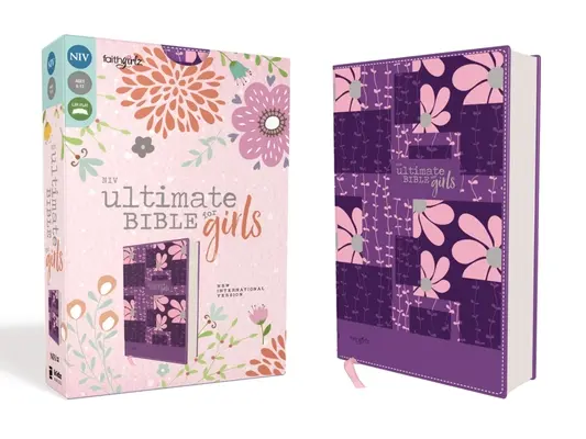 Niv, Ultimate Bible for Girls, Faithgirlz Edition, Leathersoft, fialová - Niv, Ultimate Bible for Girls, Faithgirlz Edition, Leathersoft, Purple