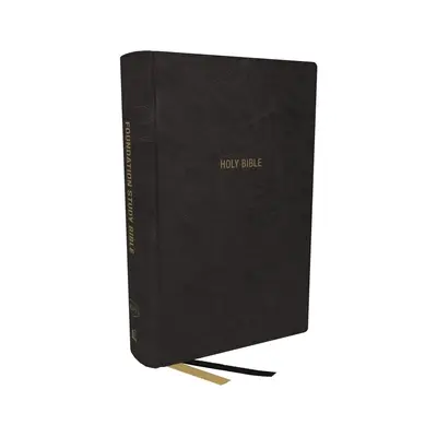 Kjv, Foundation Study Bible, Large Print, Leathersoft, Black, Red Letter, Comfort Print: Bible svatá, verze krále Jakuba - Kjv, Foundation Study Bible, Large Print, Leathersoft, Black, Red Letter, Comfort Print: Holy Bible, King James Version