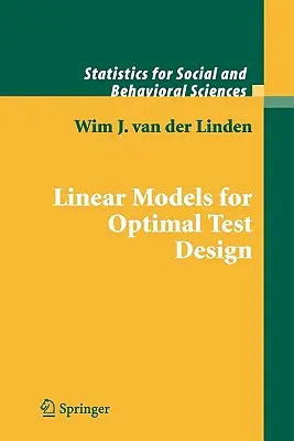 Lineární modely pro optimální návrh testů - Linear Models for Optimal Test Design