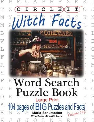 Zakroužkujte, Čarodějnice fakta, Hledání slov, Puzzle Book - Circle It, Witch Facts, Word Search, Puzzle Book