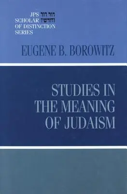 Studie o smyslu judaismu - Studies in the Meaning of Judaism
