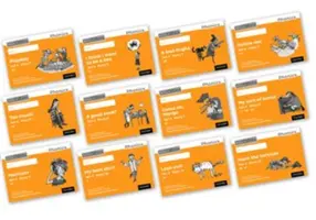 Read Write Inc. Phonics: Černobílá oranžová sada 4 příběhů Smíšené balení po 12 kusech - Read Write Inc. Phonics: Black and White Orange Set 4 Storybooks Mixed Pack of 12