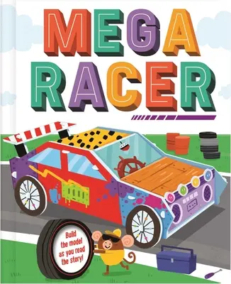 Mega Racer: Stavebnice: Postavte si model auta a přečtěte si příběh - Mega Racer: Build the Model Car as You Read the Story