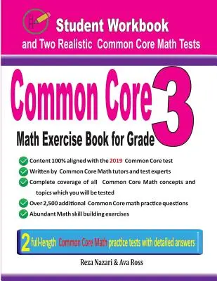 Common Core Math Exercise Book for Grade 3: Student Workbook and Two Realistic Common Core Math Tests (Cvičebnice matematiky pro 3. třídu a dva realistické testy) - Common Core Math Exercise Book for Grade 3: Student Workbook and Two Realistic Common Core Math Tests