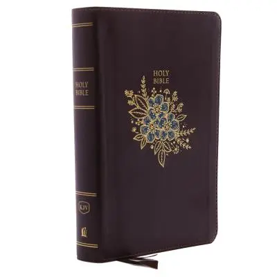 KJV, referenční bible Deluxe, osobní velikost, obří tisk, imitace kůže, bordó, indexovaná, vydání s červeným písmem - KJV, Deluxe Reference Bible, Personal Size Giant Print, Imitation Leather, Burgundy, Indexed, Red Letter Edition