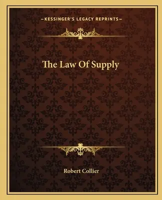 Zákon nabídky - The Law Of Supply