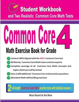 Common Core Math Exercise Book for Grade 4: Student Workbook and Two Realistic Common Core Math Tests (Cvičebnice matematiky pro 4. ročník) - Common Core Math Exercise Book for Grade 4: Student Workbook and Two Realistic Common Core Math Tests