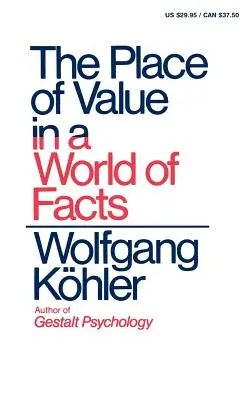 Místo hodnoty ve světě faktů - The Place of Value in a World of Facts