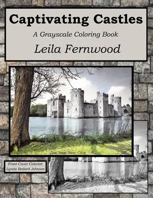 Podmanivé hrady: Omalovánky ve stupních šedi - Captivating Castles: A Grayscale Coloring Book
