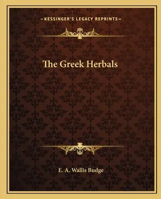 Řecké herbáře - The Greek Herbals