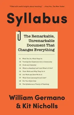 Sylabus: Pozoruhodný, nenápadný dokument, který všechno mění - Syllabus: The Remarkable, Unremarkable Document That Changes Everything