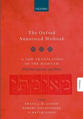 Oxfordská komentovaná mišna - The Oxford Annotated Mishnah
