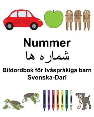 Švédsko-dáríské číslo/شماره ها Obrázkový slovník pro dvojjazyčné děti - Svenska-Dari Nummer/شماره ها Bildordbok fr tvsprkiga barn