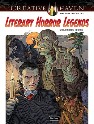 Creative Haven Literární hororové legendy Omalovánky - Creative Haven Literary Horror Legends Coloring Book