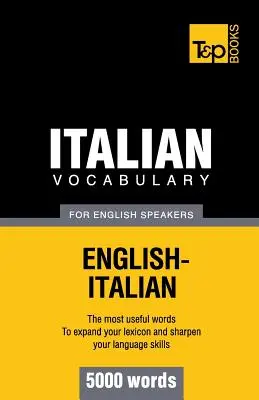 Italský slovník pro anglicky mluvící - 5000 slovíček - Italian vocabulary for English speakers - 5000 words