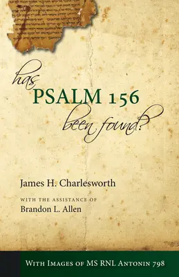 Byl nalezen Žalm 156? - Has Psalm 156 Been Found?