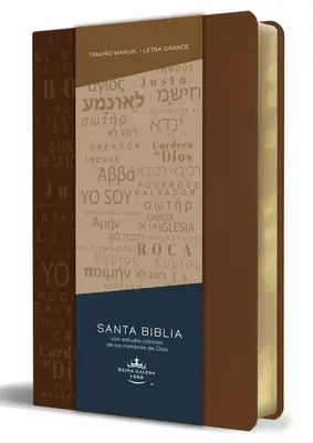 Biblia Rvr60 Letra Grande Tamao Manual, Simil Piel Canela Con Nombres de Dios / Španělská bible Rvr60 Handy Size Large Print Leather Soft Brown with Na - Biblia Rvr60 Letra Grande Tamao Manual, Simil Piel Canela Con Nombres de Dios / Spanish Bible Rvr60 Handy Size Large Print Leather Soft Brown with Na