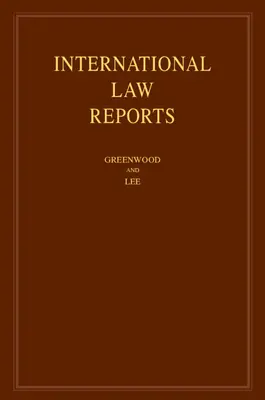 Sborníky mezinárodního práva: Svazek 187 - International Law Reports: Volume 187