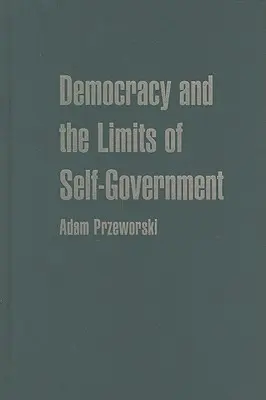Demokracie a meze samosprávy - Democracy and the Limits of Self-Government