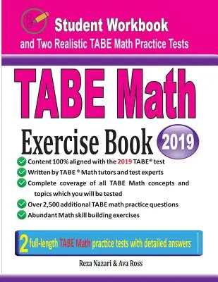 TABE Math Exercise Book: Cvičebnice pro studenty a dva realistické testy z matematiky TABE - TABE Math Exercise Book: Student Workbook and Two Realistic TABE Math Tests