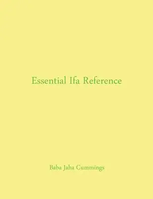 Základní příručka Ifa - Essential Ifa Reference
