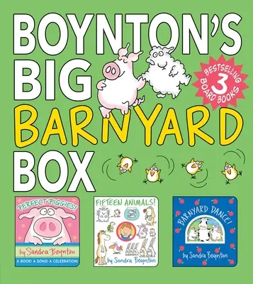 Boynton's Big Barnyard Box (Boxed Set): Velká krabice s mazlíčky: Perfektní prasátka!; Patnáct zvířátek!; Tanec na dvorku! - Boynton's Big Barnyard Box (Boxed Set): Perfect Piggies!; Fifteen Animals!; Barnyard Dance!