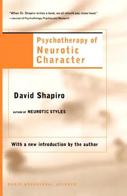 Psychoterapie neurotické povahy - Psychotherapy of Neurotic Character