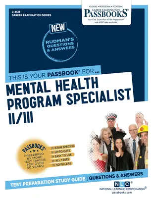 Specialista programů duševního zdraví II/III (C-4513): Průvodce studijními sešity - Mental Health Program Specialist II/III (C-4513): Passbooks Study Guide