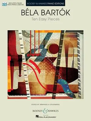 (kniha/internetové médium) - Bartok: Ten Easy Pieces for Piano (Book/Online Media)