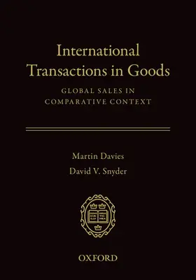 Mezinárodní transakce se zbožím: Globální prodej ve srovnávacím kontextu - International Transactions in Goods: Global Sales in Comparative Context