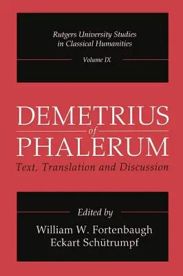 Demetrius z Falera: B B B text, překlad a diskuse - Demetrius of Phalerum: Text, Translation and Discussion