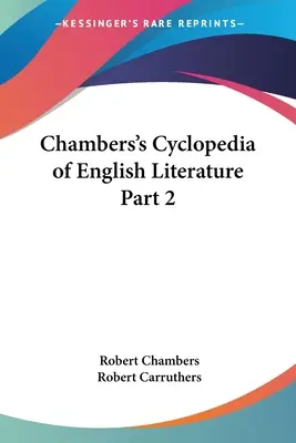 Chambersova cyklopedie anglické literatury, 2. díl - Chambers's Cyclopedia of English Literature Part 2