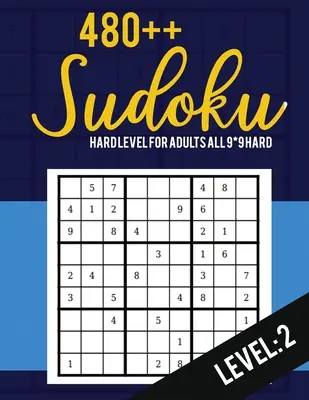 Sudoku: Sudoku pro dospělé Všechny 9*9 Hard 480++ Sudoku úroveň: 2 - Kapesní knihy sudoku - Sudoku Puzzle Books Hard - Lar - Sudoku: Hard Level for Adults All 9*9 Hard 480++ Sudoku level: 2 - Pocket Sudoku Puzzle Books - Sudoku Puzzle Books Hard - Lar